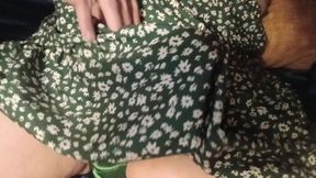 How about Green panties and something more?