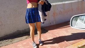 I pay money on the street and get banged in public on the mountain