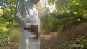 German Turk 19 Years Old Jerks off at the Castle in Bavaria