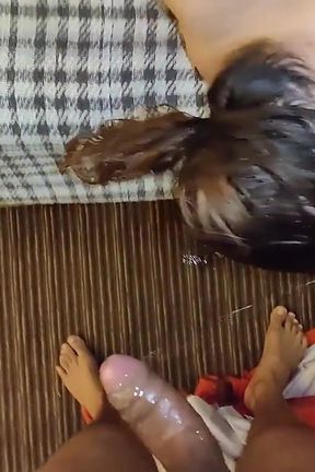 My Beautiful Whore Gasps with My Cock Down Her Throat