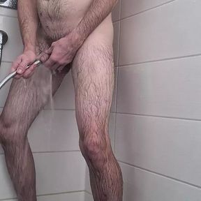 Filling bladder with water and piss and cum