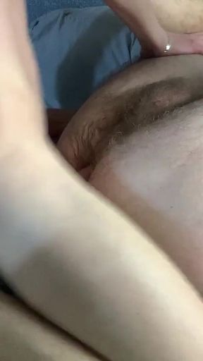 Sexy Twink Fucks Hairy Stepdaddy and Cums in His Hole