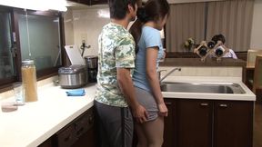 Asian Milf Skirt Lifted – Kitchen Fuck Surprise Exposed