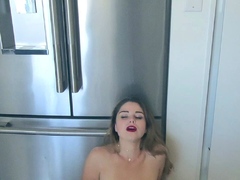 Sexy teen ebony solo toy masturbation