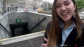 Asian Tourist Gets Ravaged in POV by Local Stud