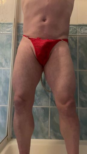 Pissing my panties for master