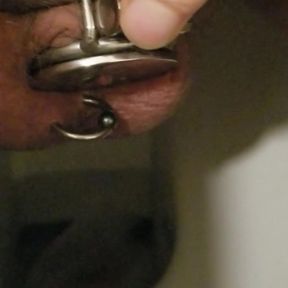 Chastity pee