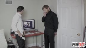 Caught Jerking at Work