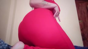 You like how I look in red, provocative and hot