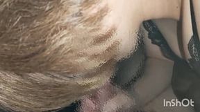 Japanese amateur blowjob &mdash;  handjob &mdash;  no-hands blowjob &mdash;  blowjob &mdash;  cleavage