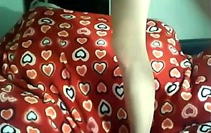 Tatooed girl on webcam-chat