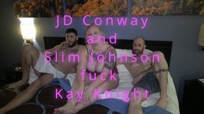 Kate Knight gets a good hard fuck from JD Conway and Slim Johnson (1080p)