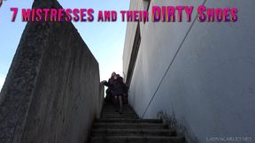 LADY SCARLET - 7 MISTRESSES AND THEIR DIRTY SHOES - 7 MISTRESS E LE LORO SCARPE SPORCHE