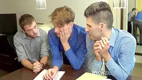 The Office - A Xxx Parody - Luke Hudson, Jake Archer And Zack Grayson
