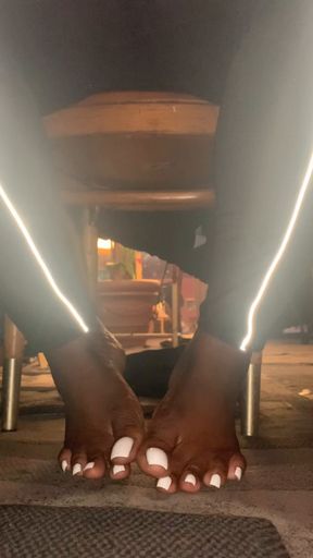 White toe tease