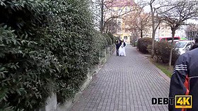 Czech bride Claudia Macc fucked in front of her upset groom