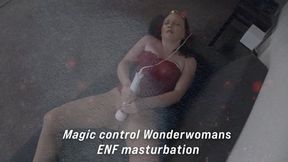Wonder womans Magic control Pantyhose Masturbation ENF 4