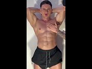 tattooed guy gets rough treatment, deepthroat fuck