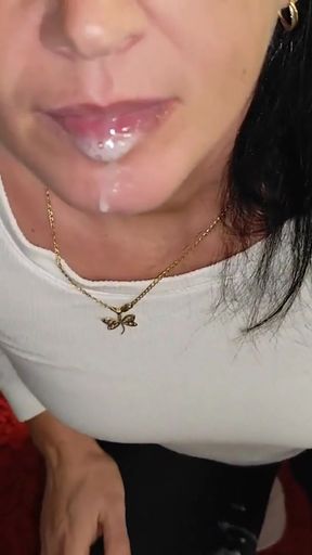Married Unfaithful Wife Gives a Good Blowjob to her Neighbor   Clip 3