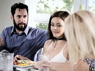 Stepdad trains teen stepdaughers backdoor during the time that is home