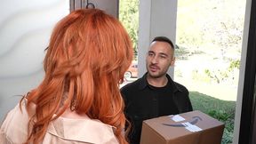 powerful redhead milf lauren phillips invites guys over for intense dp threesome gp3405