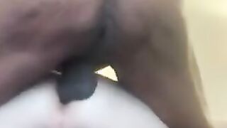 Smooth twinkie Enjoying 8 inchs of girthy bbc