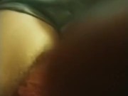 Soft hairy dick with pre cum