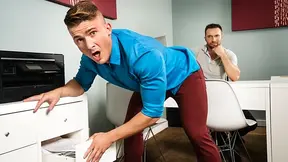 Jake Porter and Colby Tucker fucking at the office