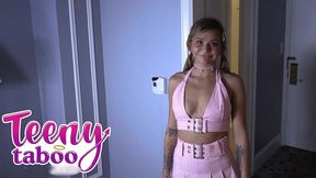 mia kay gets a creampie from stepdad in pussy on vacation