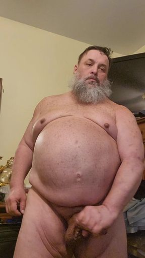 Big Bear Bates His Big Cock on a Sunday