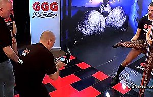 Nathaly cherie receive cocks in behind the scenes
