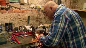 Blonde babe likes older bald dudes and she just found one