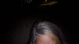 Giving him head in public 😍