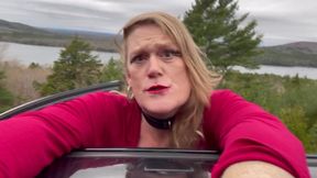 Granny gets destroyed on open road car ride