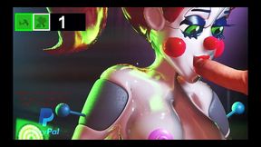 fnaf 4 girls 1 man [ hentai game pornplay ] crazy animatronics femdom sex