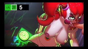 fnaf 4 girls 1 man [ hentai game pornplay ] crazy animatronics femdom sex