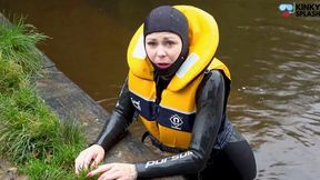Lifejacket & Cosy Wetsuit Saves Lucy From River Disaster - WMV