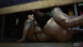 Zombie Pounding Ada Relentlessly