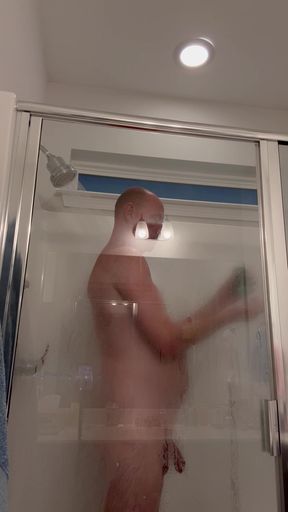 Shower and Shave Time On a Saturday Afternoon