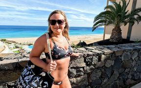 Creampie Blind Date on the Beach?! Staggered and Still Creampied?