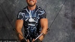 Michael Works Out & Jerks Off