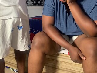 MARRIED AFRICAN WOMAN WAITED FOR HER HUSBAND TO LEAVE THE HOUSE TO GIVE HER PUSSY TO THE GATE MAN. PLEASE SUBSCRIBE TO RED