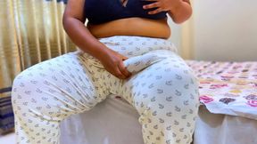 Hot Stepmother with Big Fat Dick Masturbat Was Caught by Stepson - From Female to Shemale by Starpon