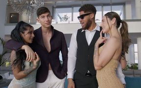 Wild Swingers with My Wife and Her Best Friends- Yasmina Khan- Catherine Knight- Brady Bud