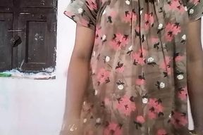 Tamil wife has an orgasm with a carrot in her pussy