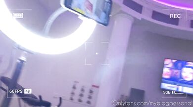 My first time with a beautiful 18-year-old webcam (I record everything behind REAL cameras)