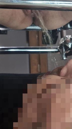 Thrilling moment from &quot;Everyday I pee in his mouth compilation best moments piss swallowing Femdom&quot;