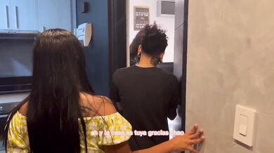 My ex gives me milk while his new girlfriend stays clueless