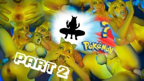 Raw Throat Orgy: Pikachu's Electric Frenzy, Unleashing Cum Guzzlers!