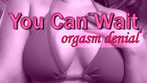 Tease and Denial Gooning - You Can Wait